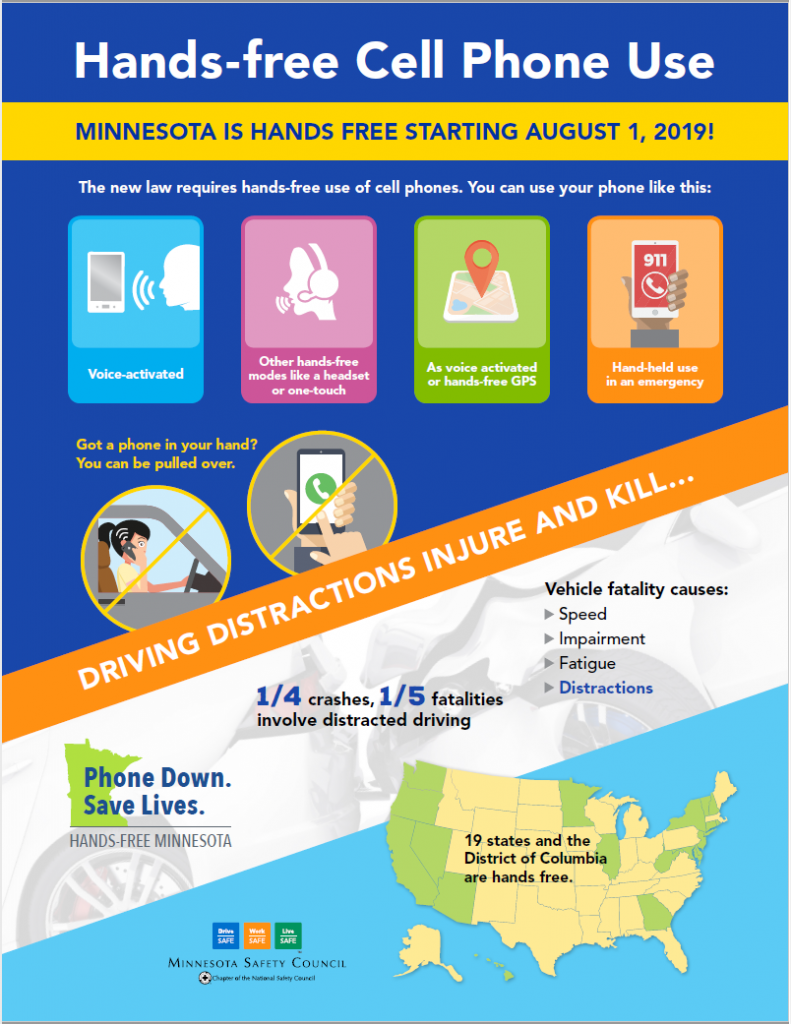 August 1 HandsFree Cell Phone Law Town & Country Insurance